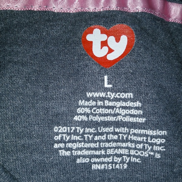 TY top girl size L fit 7-8Y - Picture 2 of 4